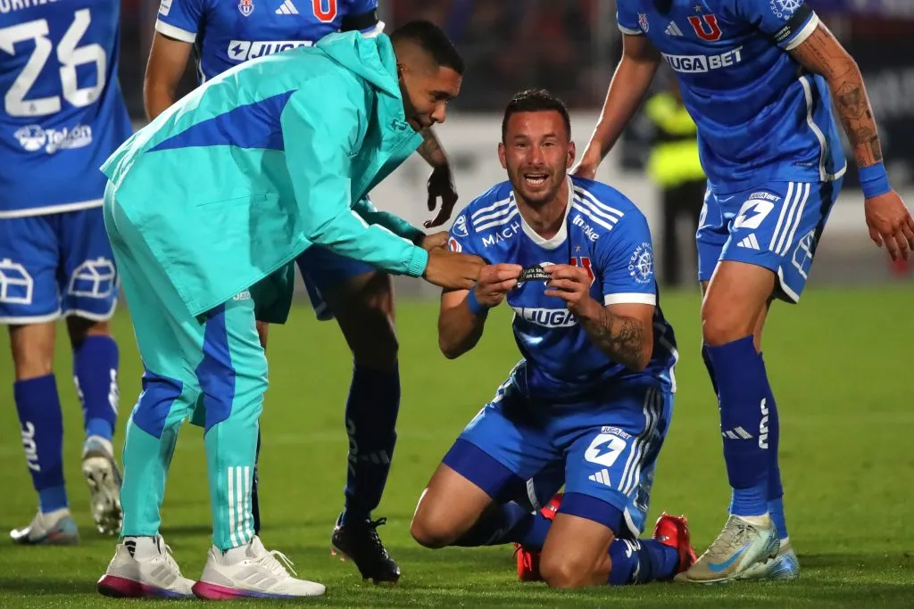 Luciano Pons no ha logrado quedarse con la titularidad en la U. Fofo: Jonnathan Oyarzun/Photosport