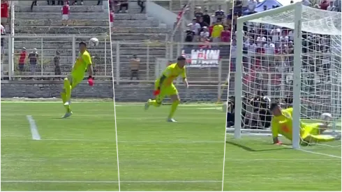 Brayan Cortés fue el autor de un autogol en el duelo ante Palestino.