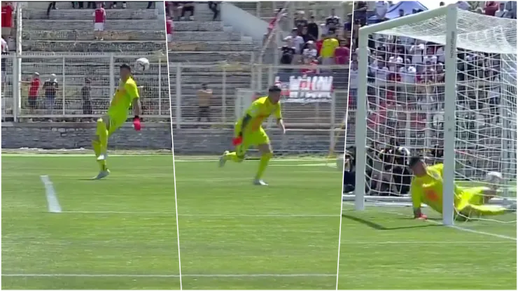 Brayan Cortés fue el autor de un autogol en el duelo ante Palestino.