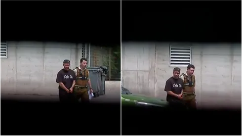 Así llego Valdivia al Centro de Justicia.