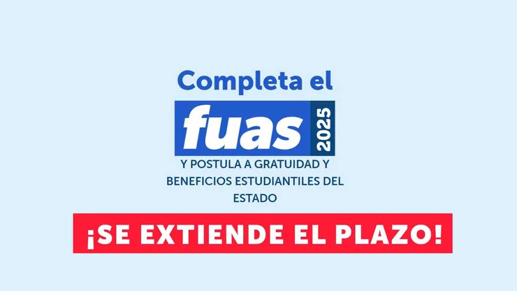 Mineduc extendió el plazo para postular al FUAS 2025.
