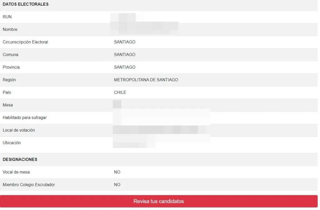 Consulta tus datos electorales en consulta.servel.cl.