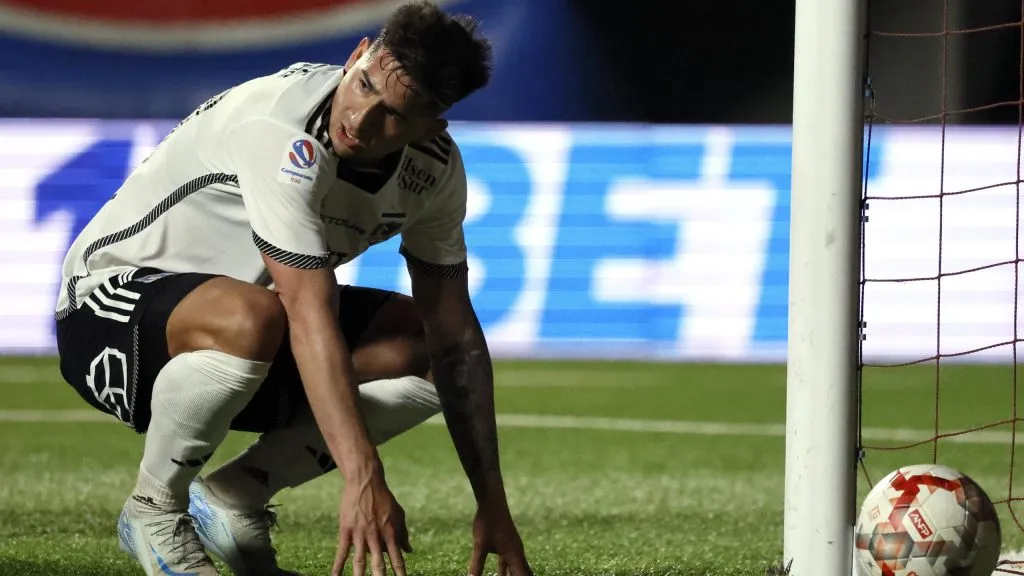 Guillermo Paiva no ha podido marcar con Colo Colo en las últimas fechas. Foto: Photosport