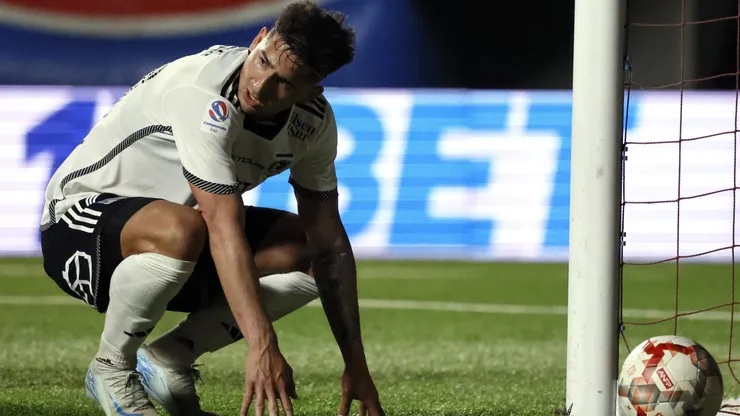 Guillermo Paiva no ha podido marcar con Colo Colo en las últimas fechas. Foto: Photosport