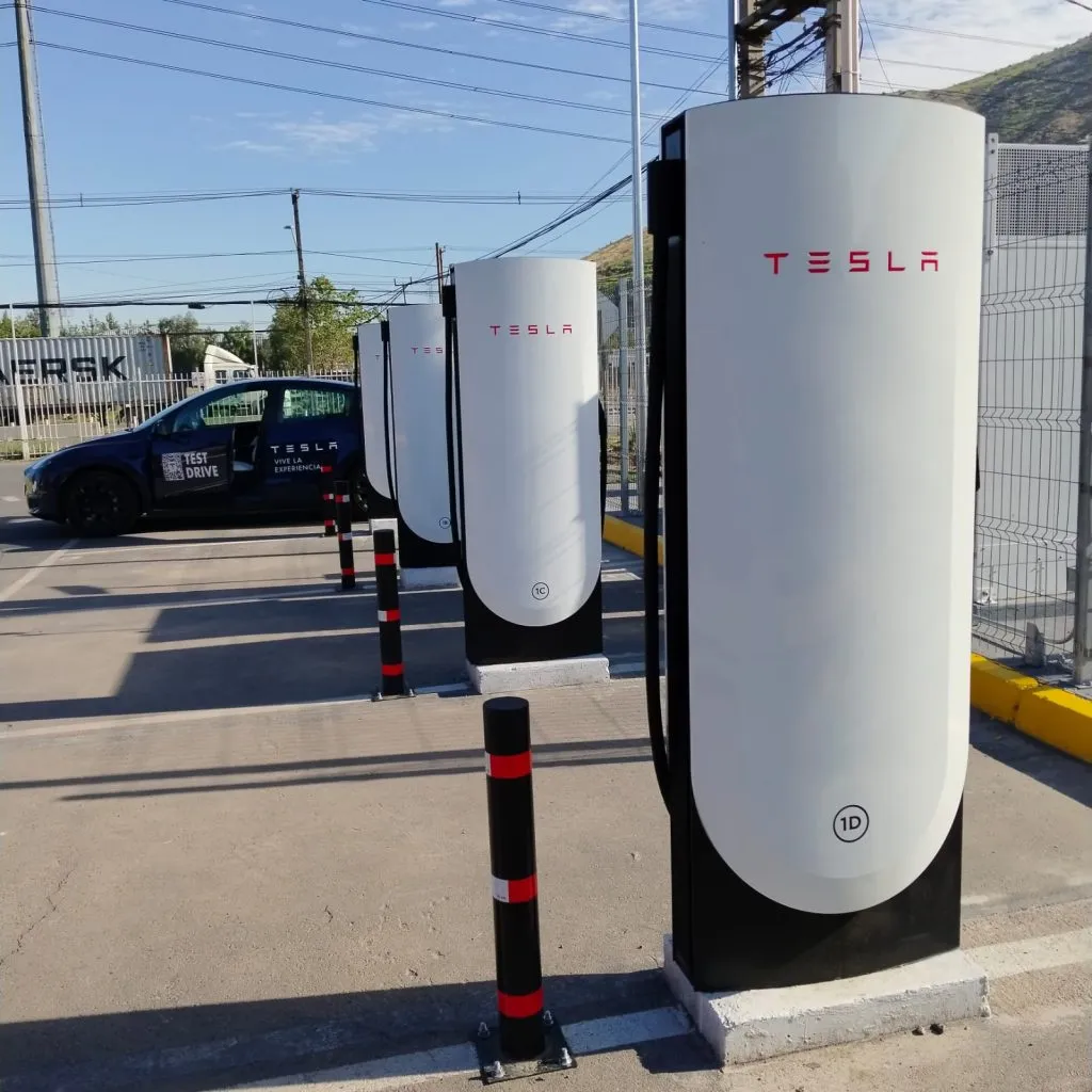 Puntos de carga Tesla