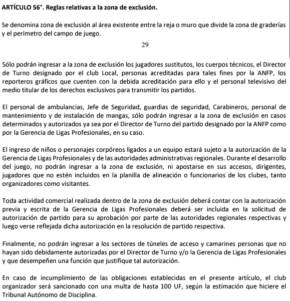 Las bases del Campeonato Nacional 2024 descartan resta de puntos para Colo Colo. | Foto: Captura.