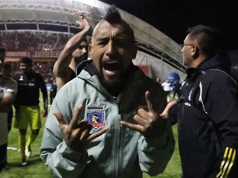 Vidal cierra el tema de la Roja: "Concentrado en Colo Colo"