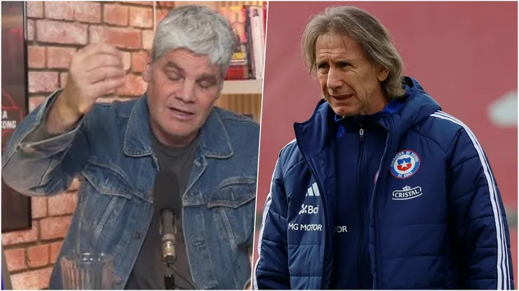 Guarello le pega en el suelo a Gareca y lo acusa.