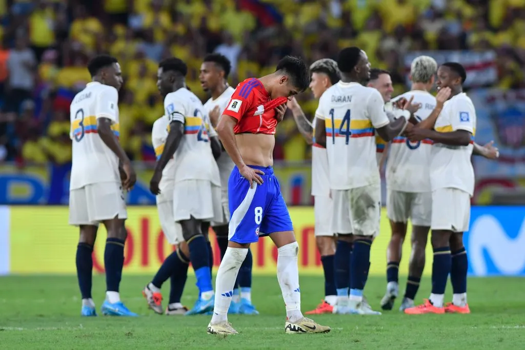 Chile vivió una pesadilla en Colombia. Imagen: Getty.