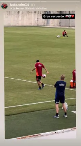 Luciano Cabral en Instagram.