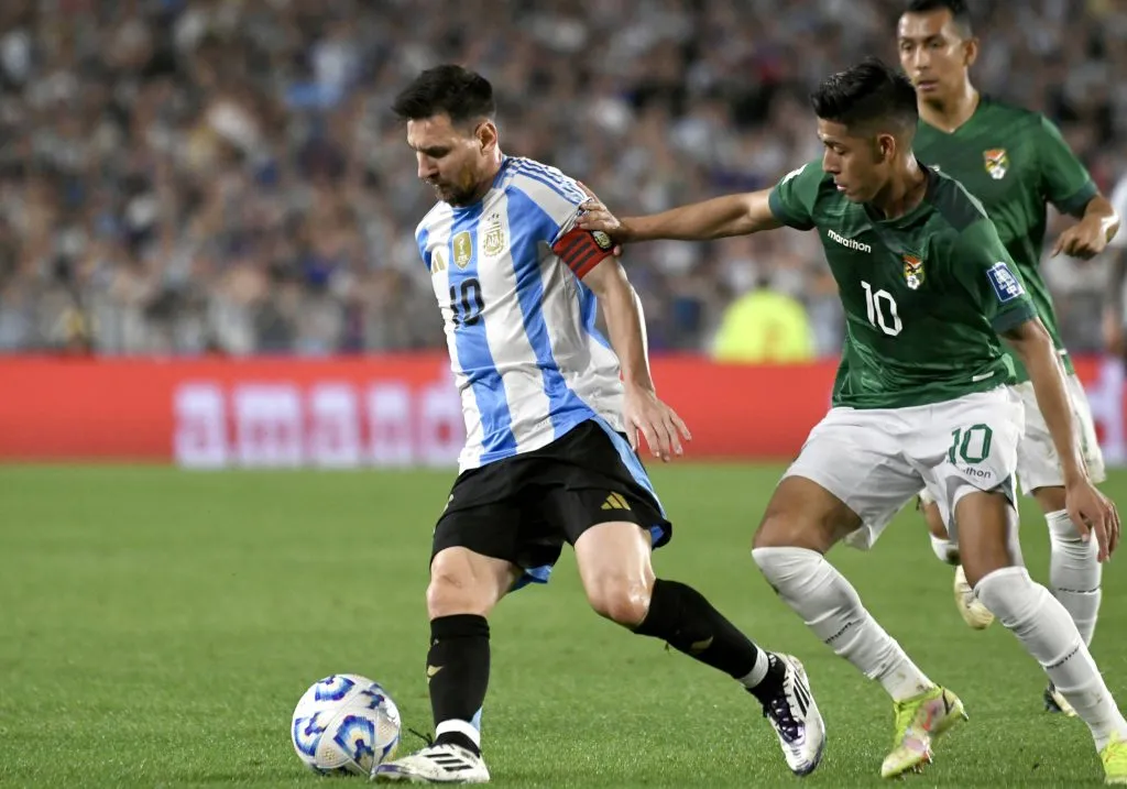 Messi ante Bolivia. (Imago).