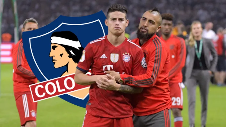 ¿Se acerca James Rodríguez a Colo Colo gracias a Arturo Vidal?