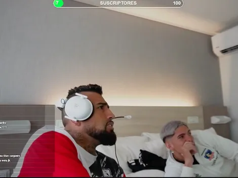 Palacios reaparece con Vidal ¡viendo a Chile!