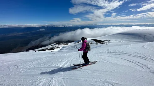 El Volcán Osorno fue testigo de los mejores exponentes de la nieve