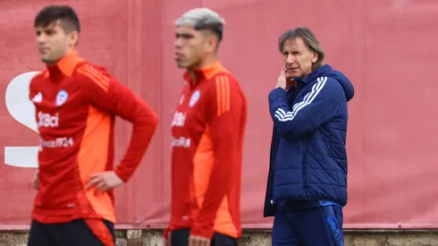 Gareca explica si cortará o no a Palacios de La Roja.