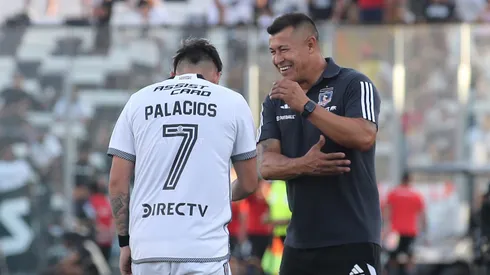 Almirón y Carlos Palacios en Colo Colo.