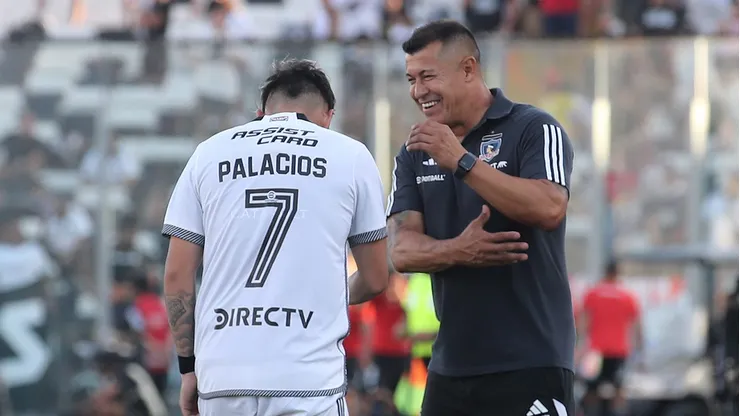 Almirón y Carlos Palacios en Colo Colo.