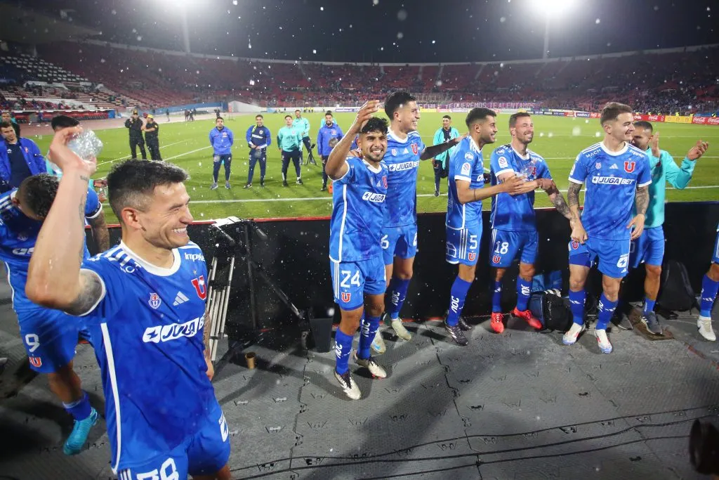 La U celebra el paso a la final de la Copa Chile