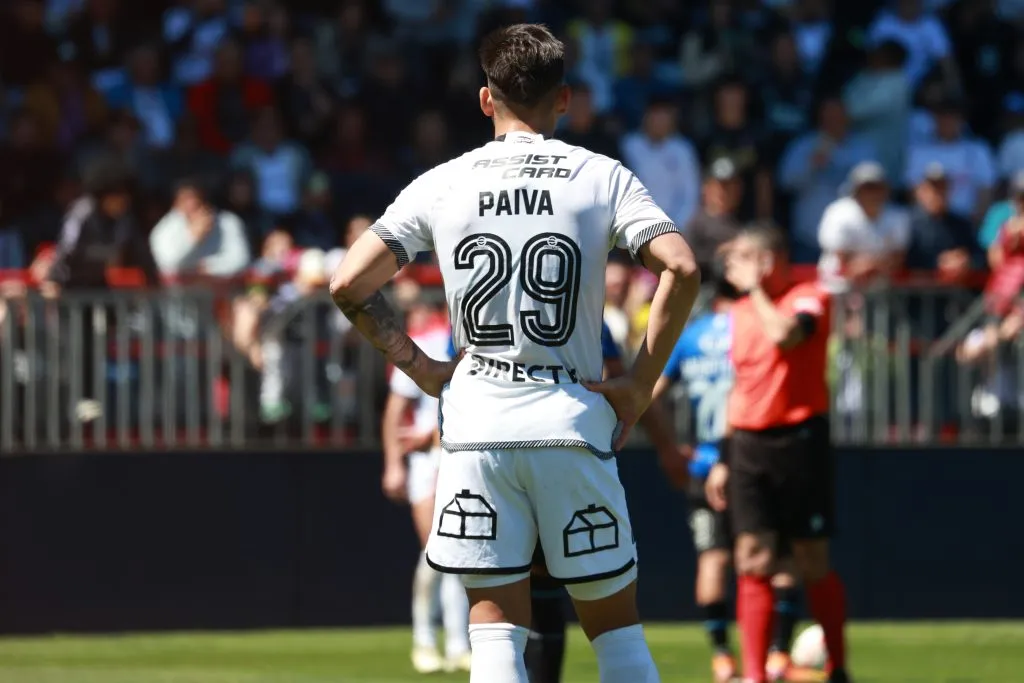 La resignación de Paiva tras el duelo/Photosport