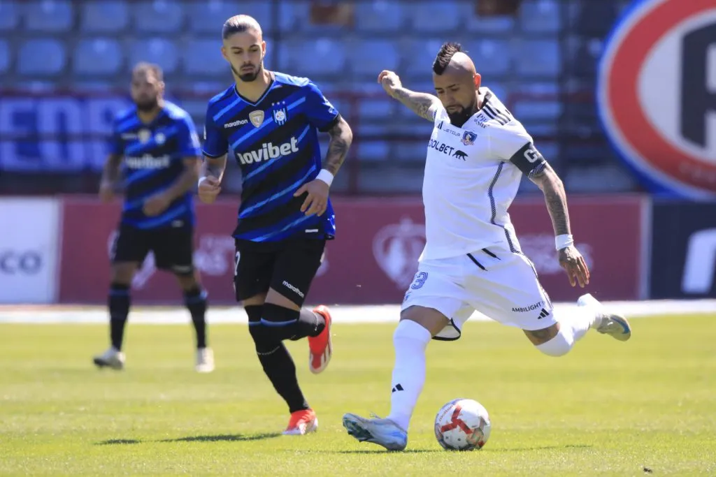 Colo Colo necesitaba con urgencia sumar de a tres ante Huachipato para presionar a la U en la tabla de posiciones. Foto: Photosport.
