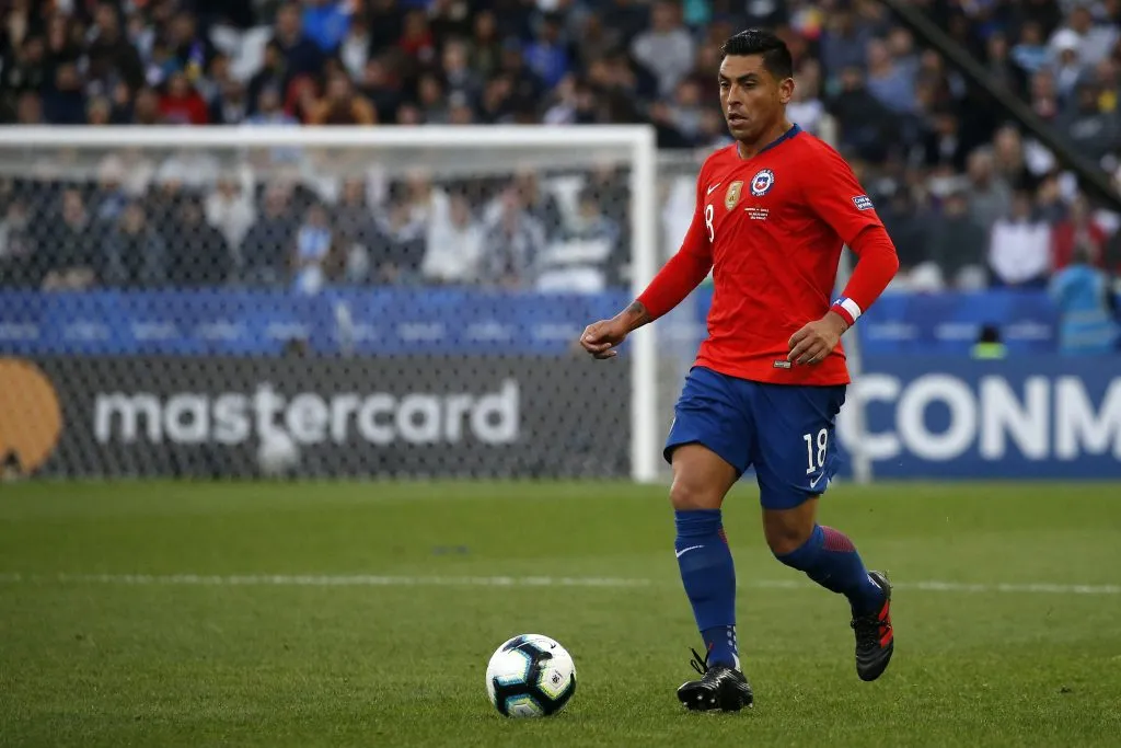 Gonzalo Jara en la Copa América 2019. (Andres Pina/Photosport).