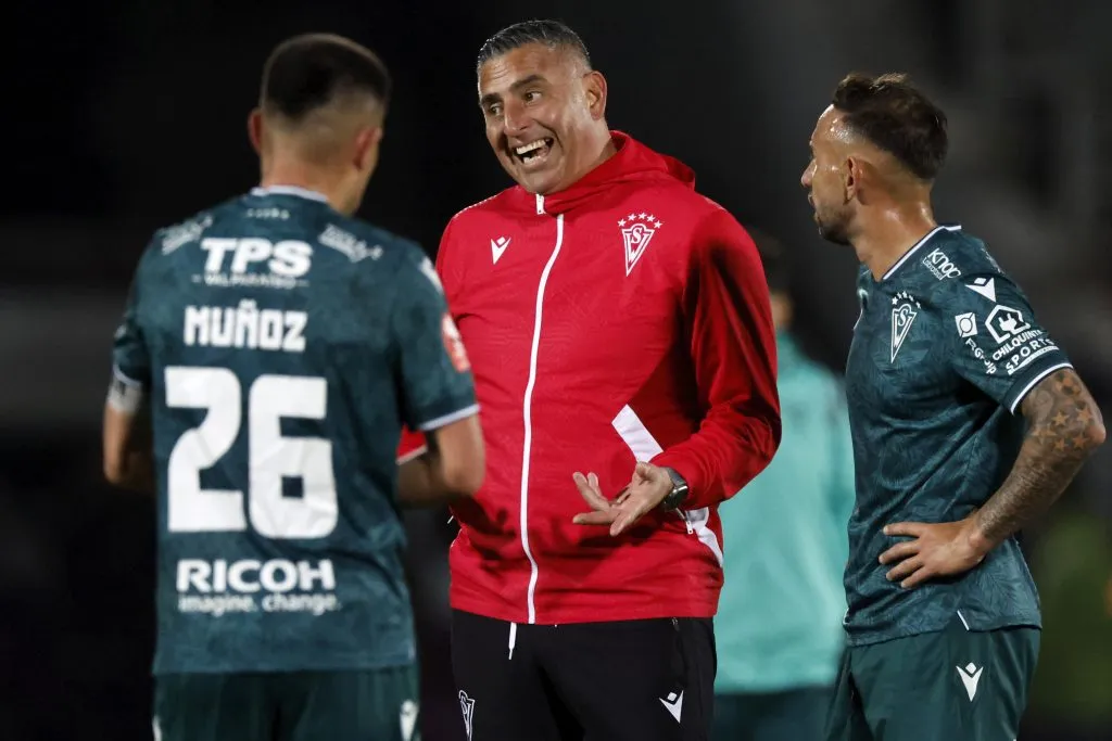 Carlos Muñoz y Marcelo Cañete, dos que le dieron un fuerte respaldo a Jaime García. (Andrés Piña | Photosport).