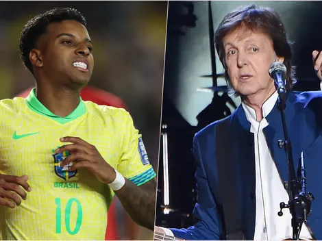 Paul McCartney genera alboroto con la selección de Brasil en Chile