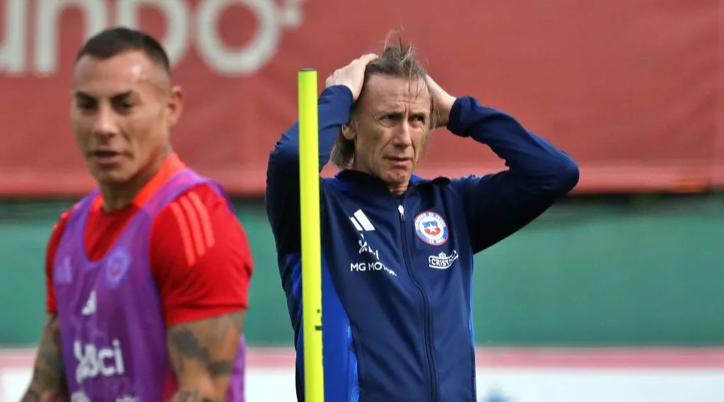 Gareca en la selección chilena.