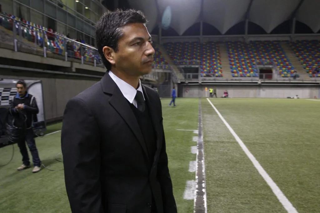Marcelo Caro como DT de La Serena. (Marcelo Hernández/Photosport).