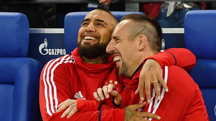 Franck Ribéry es uno de los mejores amigo de Vidal.