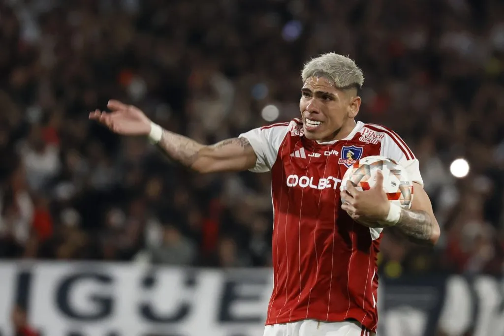 Carlos Palacios celebra su gol de penal ante Audax Italiano – Photosport