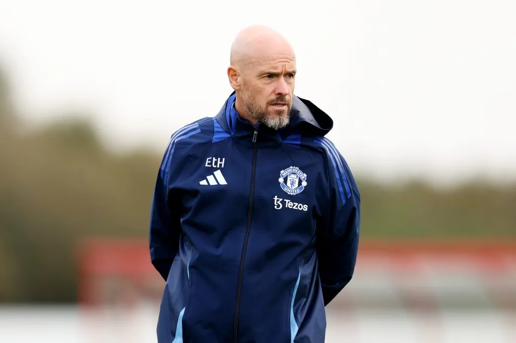 Ten Hag apenas ha ganado tres partidos con el Manchester United en lo que va de temporada. | Foto: Photosport.