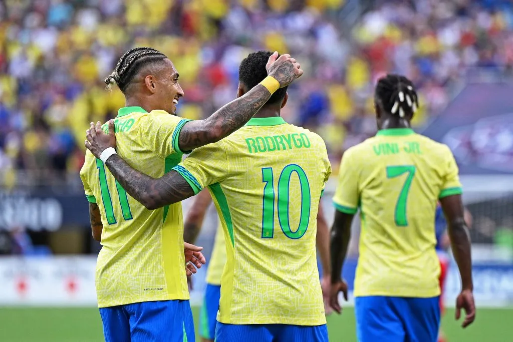 La baja de Vinicius genera un tremendo cambio en el ataque de Brasil contra Chile. Foto: IMAGO.
