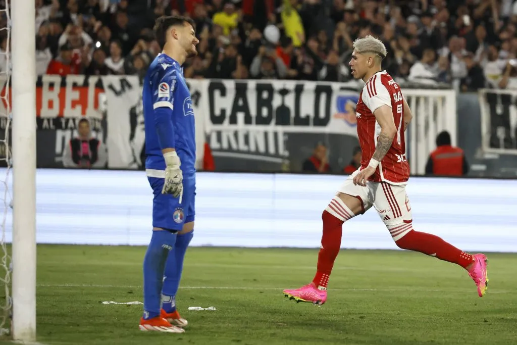 Palacios anotó el tanto del empate provisorio de Colo Colo ante Audax Italiano | Photosport