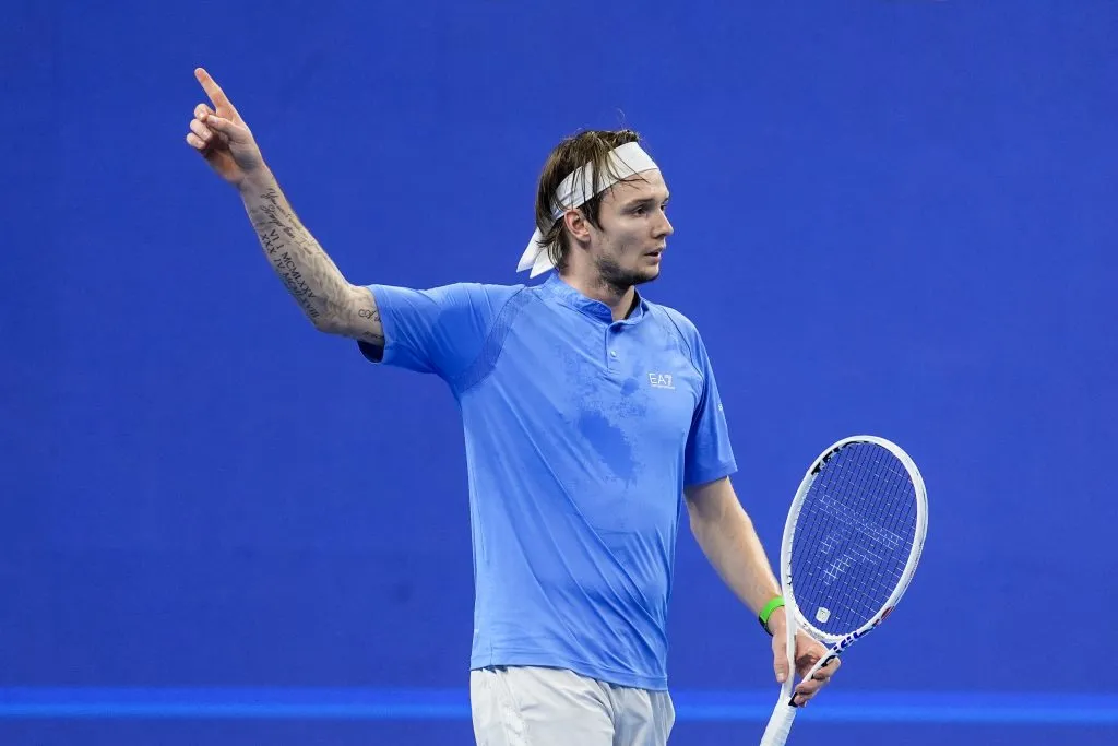 Bublik es uno de los jugadores más polémicos del circuito /Getty Images.