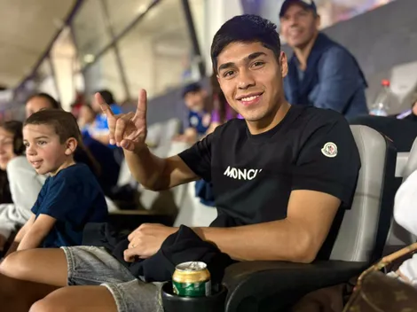 Invitado especial: Darío Osorio se aparece en el triunfo de U. de Chile