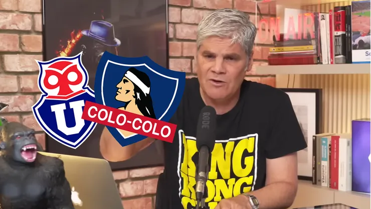 Guarello e hipotética final entre la U y Colo Colo al otro lado de la cordillera.
