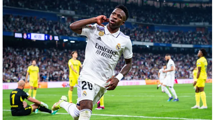 Vinícius Júnior festeja uno de los dos tantos que le marcó a Villarreal en los últimos cuatro enfrentamientos.