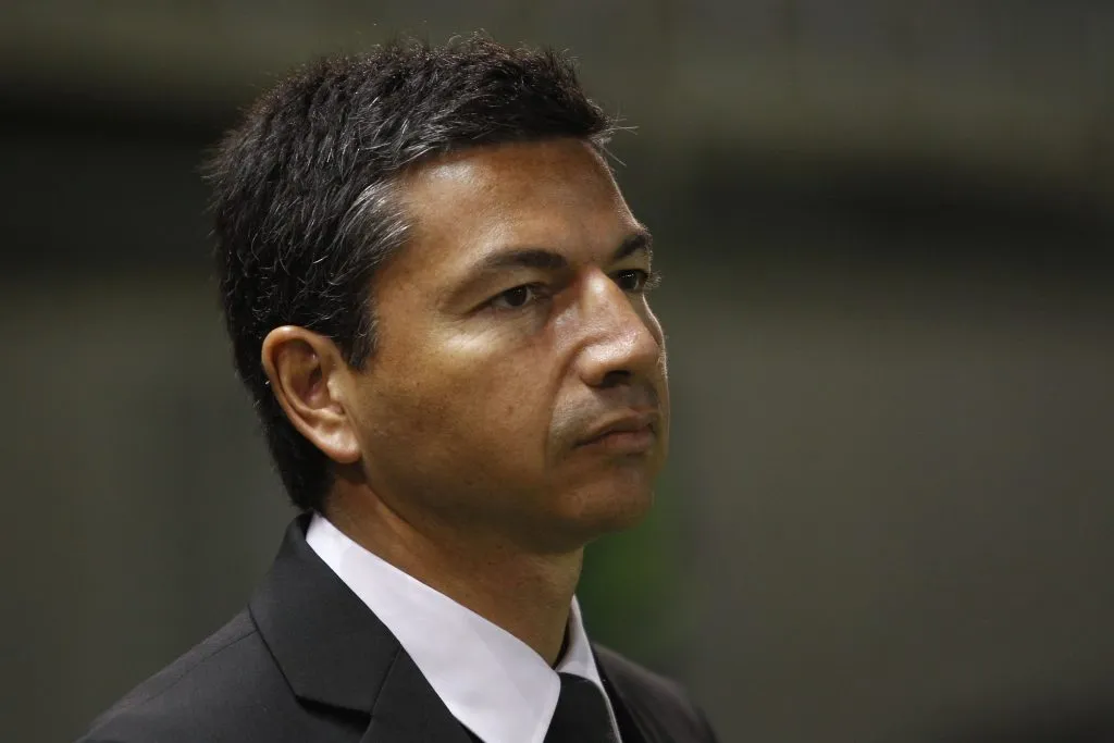 Marcelo Caro cuando era director técnico de Deportes La Serena. (Marcelo Hernández/Photosport).