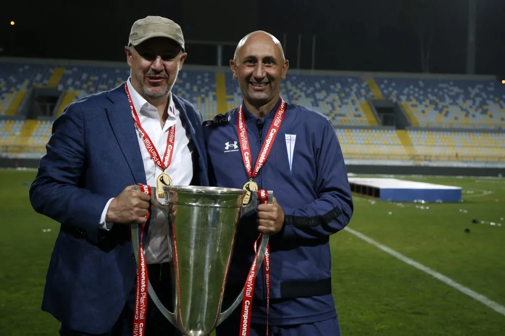 Paulucci ganó el tetracampeonato con U. Católica. Imagen: Photosport.