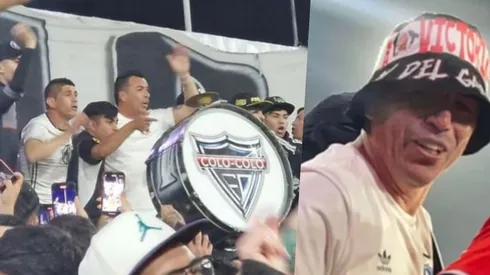 Paredes vibró como un garrero más con Colo Colo.