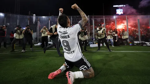 Javier Correa marcó para Colo Colo ante la UC.