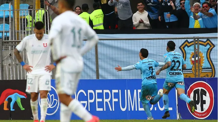 Joaquín Moya le anotó un golazo que fue como un golpe de nocaut a la Universidad de Chile.