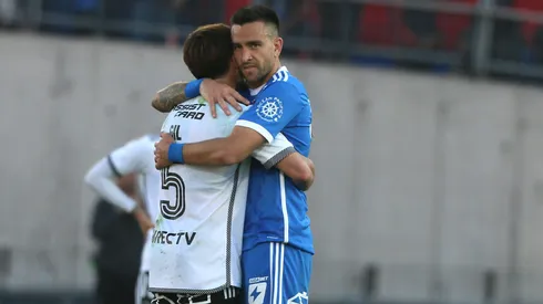 Matías Zaldivia junto a su ex compañero Leonardo Gil.