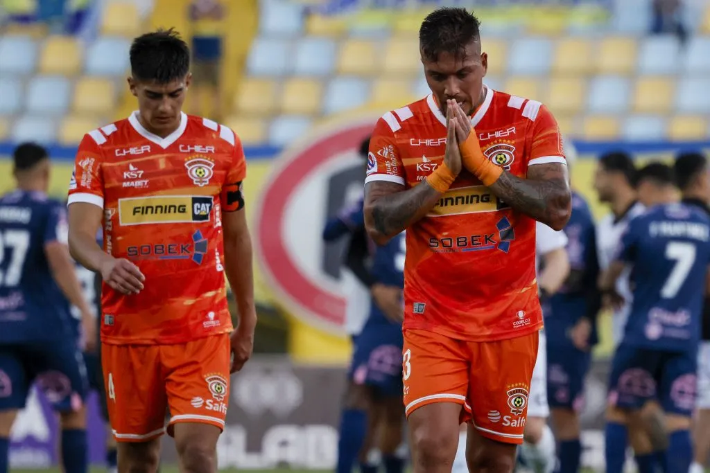 Cobreloa se aferra a las últimas fechas del torneo para salvar el descenso. Foto: Andres Pina/Photosport