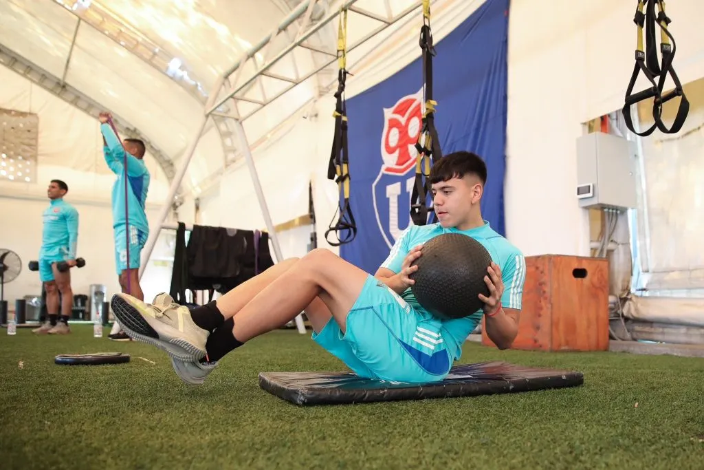 Ignacio Vásquez trabaja para volver en U de Chile. Foto: U de Chile
