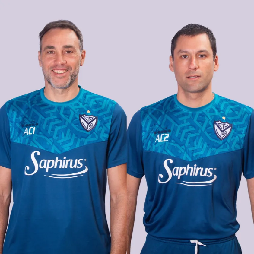 Leandro Desábato (izq.) y Maximiliano Quezada (der.), los últimos dos en sumarse al cuerpo técnico de Quinteros.