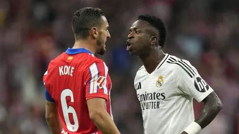 Vini fue captado por el polémico diálogo con Koke