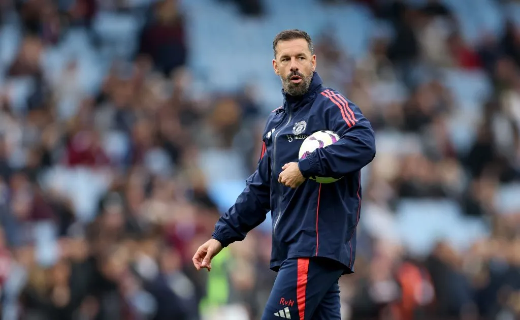 Van Nistelrooy fue ayudante de Erick ten Hag en Manchester United. Imagen: Getty.