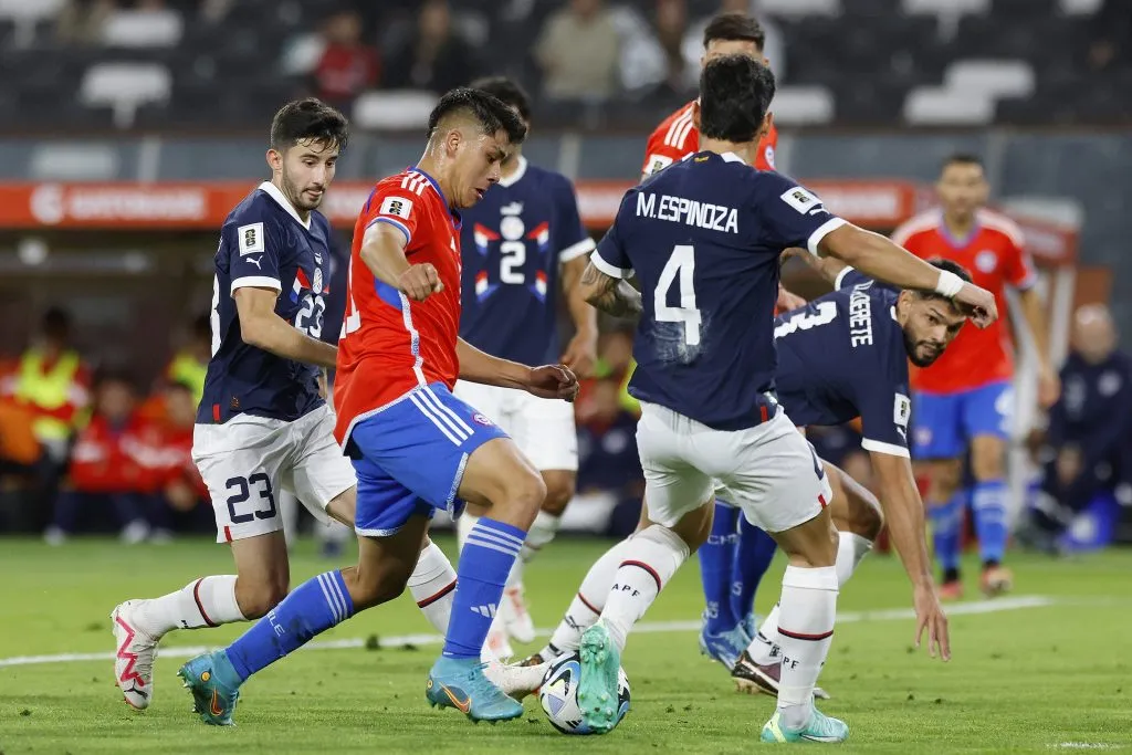Damián Pizarro ya debutó con la selección chilena en la era de Eduardo Berizzo. Foto: Photosport.